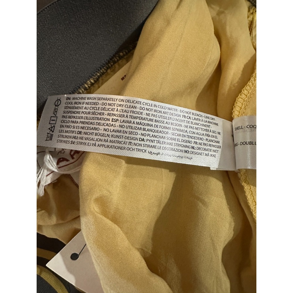 NEW Ariat Stevie Midi Skirt Gold Dust Floral Tulle Lace Mesh XL Ethereal Fairy - Picture 9 of 15